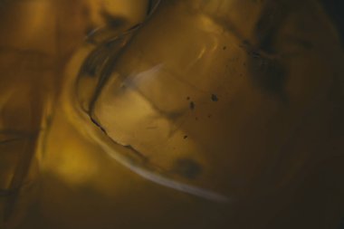 Hafif arkaplanda makro buz küpleri