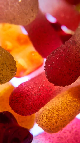 Süßigkeiten Süßigkeiten Bonbons Schöne Textur Und Farben — Stockfoto