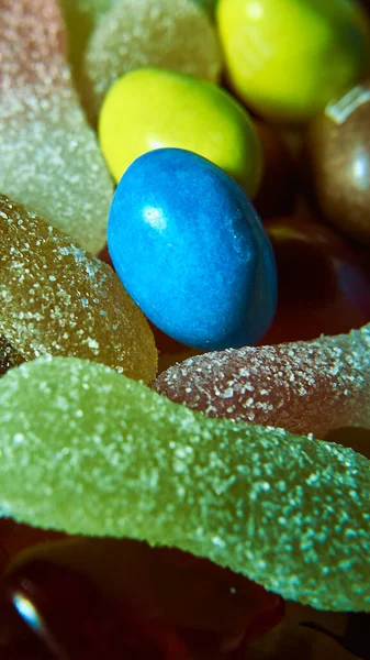 お菓子 お菓子 キャンディー 美しい質感と色 — ストック写真