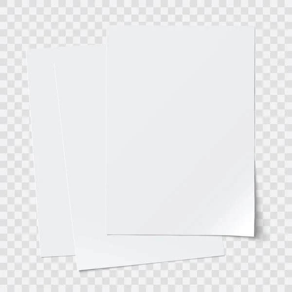 Vector stack of papers — Stock Vector