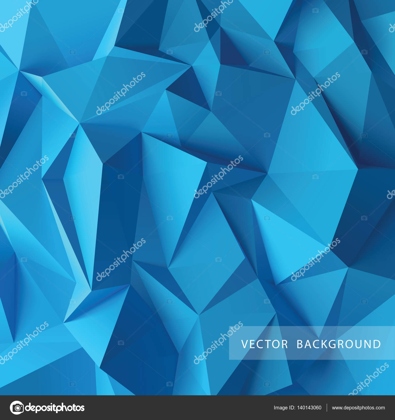 Blue 3d abstract background Stock Vector by ©swavo 140143060