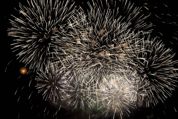 美しい花火のバースト — ストック写真