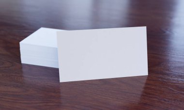 Marka kimliği için kartvizitler. 3B görüntüleme.