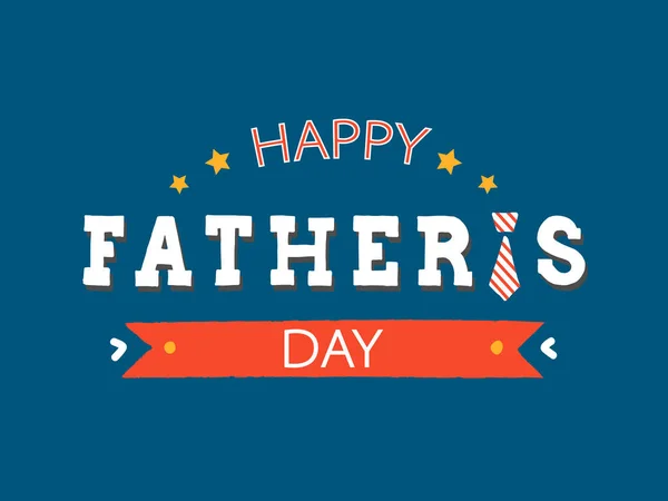 Vektorová Ilustrace Veselých Otců Slavnostní Ručně Kreslené Oslavy Cituji Den — Stockový vektor