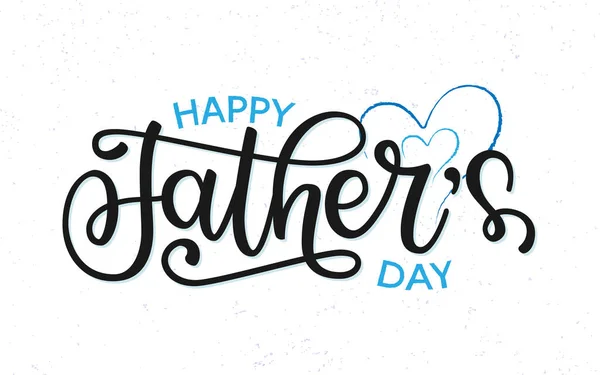 Šťastný Den Otců Plakát Typografií Slavnostní Ilustrace Ručně Kreslenou Oslavou — Stockový vektor