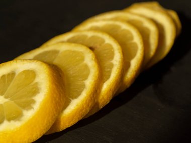 limon tekerlekleri yukarıdan çapraz görünüm