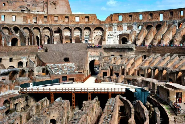 Рим Колізей Деякі Деталі Його Величної Архітектури Інтер Єру — стокове фото