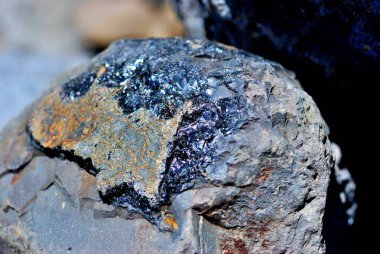 Caldera de Taburiente, La Palma Doğal Parkı. Kristalize olmuş lav.