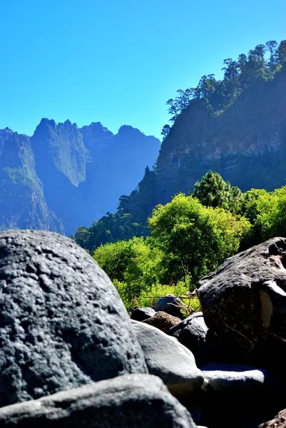 Caldera Taburiente Parco Naturale Palma — Foto Stock