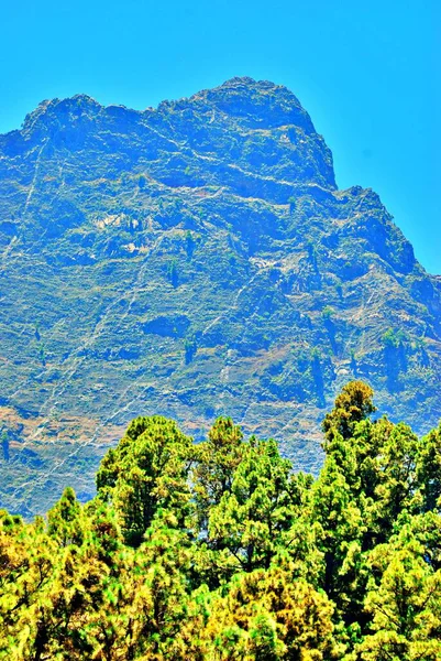 Caldera Taburiente Parque Natural Palma — Foto de Stock