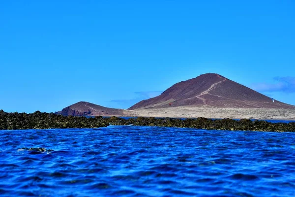 Medano Rocas Charcos Marea Baja — Foto de Stock