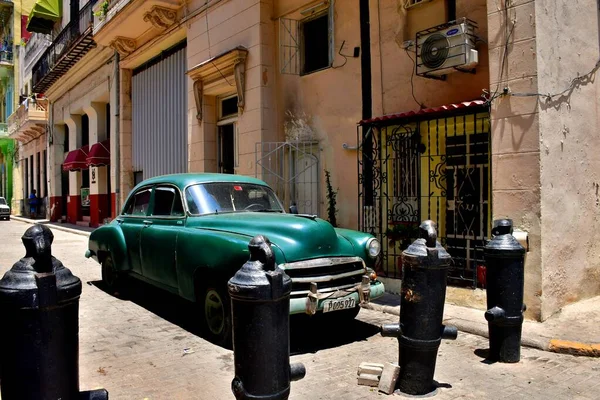 Mooie Kleurrijke Straten Van Havana 500Ste Verjaardag Van Stichting Van — Stockfoto