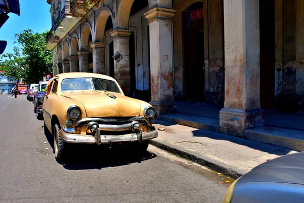 Mooie Kleurrijke Straten Van Havana 500Ste Verjaardag Van Stichting Van — Stockfoto