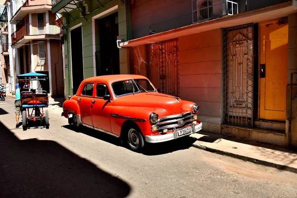 Mooie Kleurrijke Straten Van Havana 500Ste Verjaardag Van Stichting Van — Stockfoto