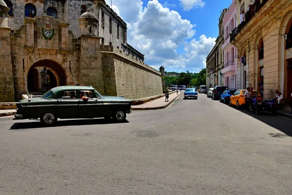 Mooie Kleurrijke Straten Van Havana 500Ste Verjaardag Van Stichting Van — Stockfoto