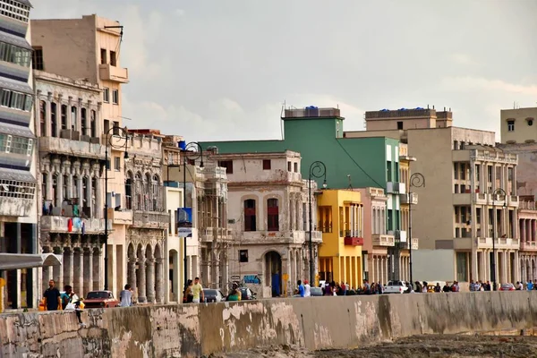Panoramica Hawany Kuba 500 Rocznicę Jej Powstania — Zdjęcie stockowe