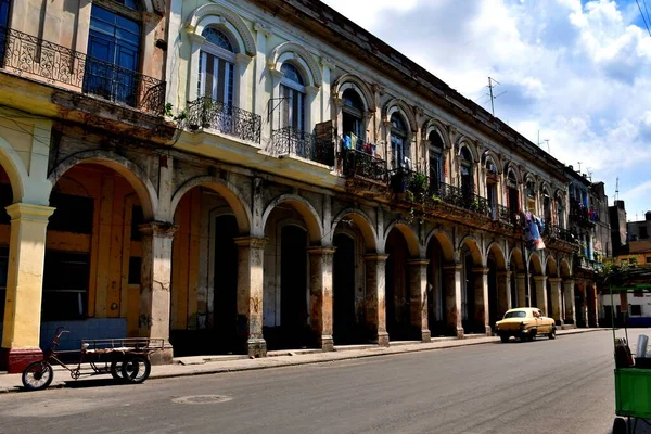 Angoli Bellissimi Strade Colorate Cinquecentesimo Anniversario Dell Avana — Foto Stock