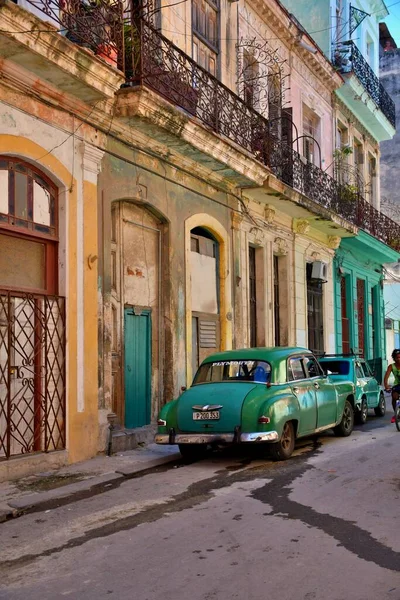 Beaux Coins Rues Colorées Cinq Centième Anniversaire Havane — Photo