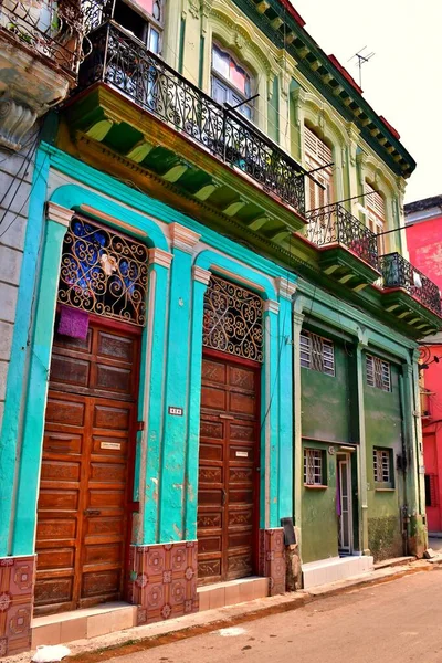 Belos Cantos Ruas Coloridas Quinhentos Anos Havana — Fotografia de Stock