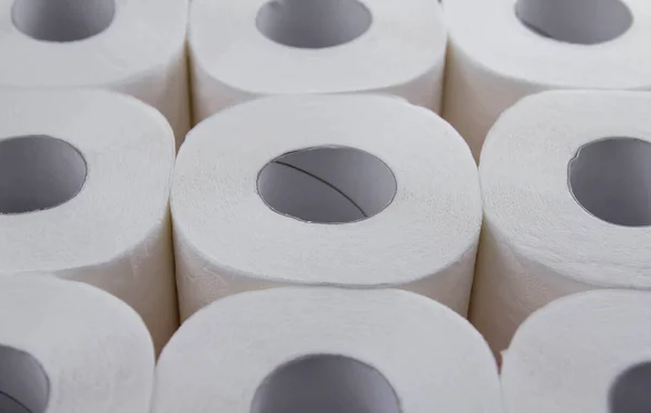 Rouleaux Papier Toilette Blanc Manque Papier Toilette — Photo