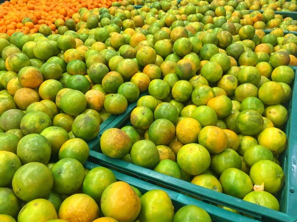 Abierto Mandarina Naranja Mercado — Foto de Stock