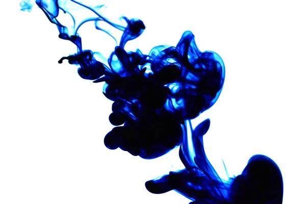 Su Soyut Dokusunda Gıda Mavi Rengi Düşüşü