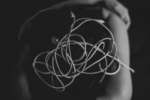 Sosyal, çevrimiçi, kilitlenmiş, çevrimiçi sohbet, siyah ve beyaz