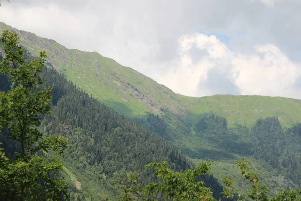 Mountain Landscape Cnaturelouds — Stock Photo, Image