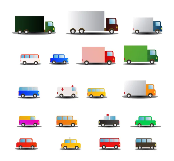 All kind of transportations vehicle — Stock Photo, Image