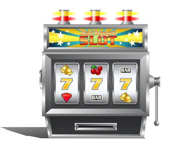 ギャンブル ゲームのジャック ポットのスロット マシン — ストック写真