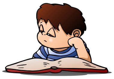 izole beyaz çocuk çalışma