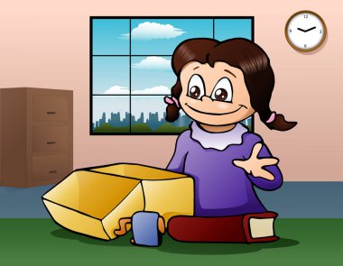 kız yemek kutusu açıldı