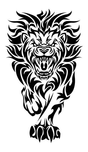 roaring lion tattoo