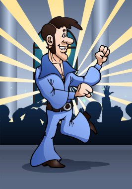 yakışıklı adam dans