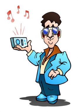 adam izole beyaz müzik radyo dinleme