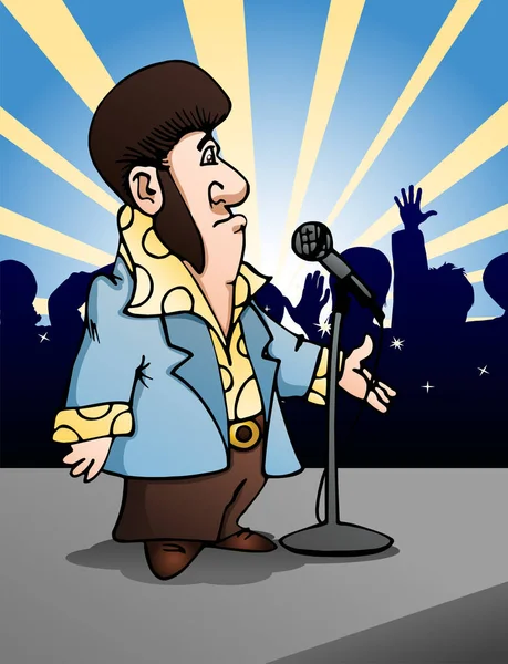 Sahne Alanı'nda güçlü şarkıcı