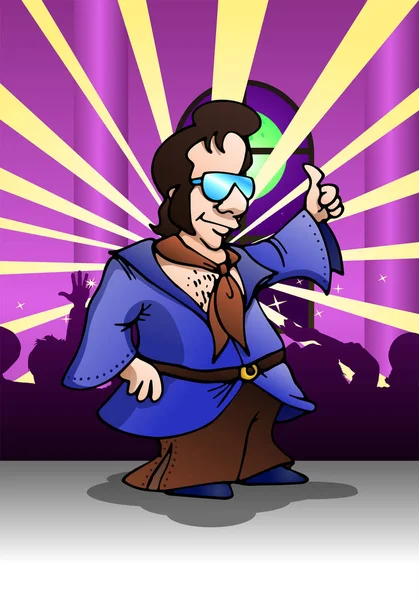 Sahne Alanı'nda maço dansçı