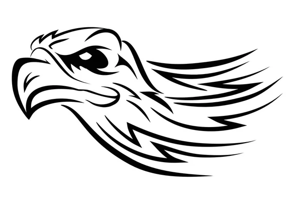 Tatuagem cabeça de águia — Fotografia de Stock