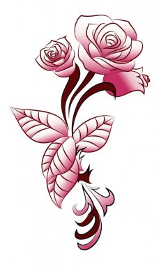 Güzellik çiçek dövme