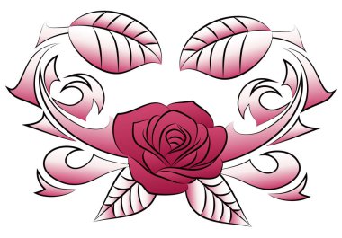 güçlü çiçek dövme