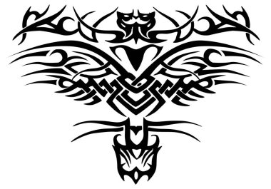 karmaşık süsleme dövme