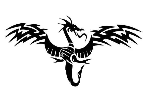 Tatuaż ptak ornament — Zdjęcie stockowe