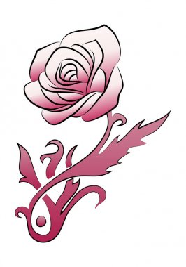 Spike çiçek dövme