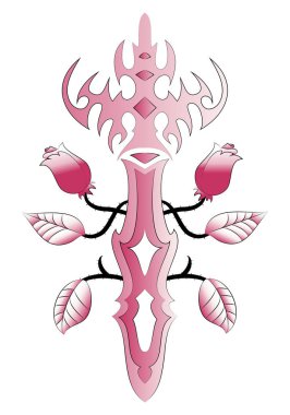 kılıç çiçek dövme