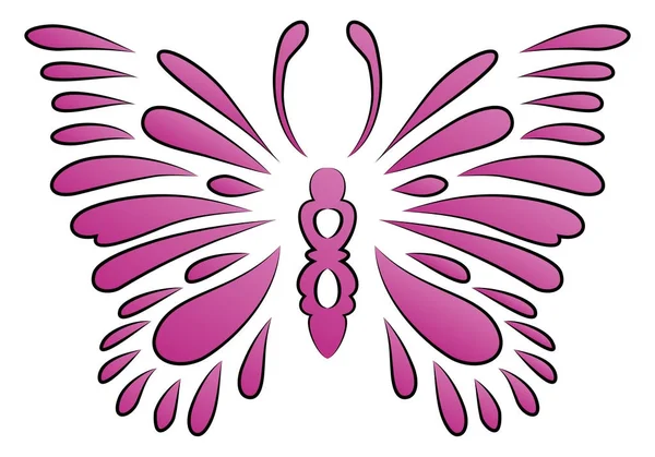 Faísca de borboleta tatuagem — Fotografia de Stock