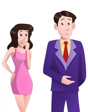 alışveriş kadın kumaş üzerinde izole erkek arkadaşı için malzeme çekme