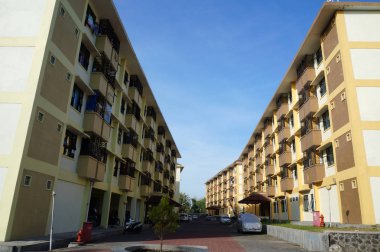 görünümü dışında sahne dört düz inşaat alanı