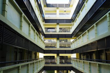 koridor görünümünden kadar iç daire 