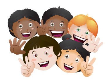 izole neşeli mutluluk çocuklar