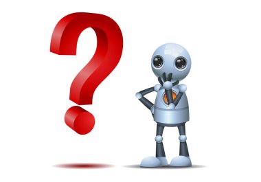 küçük robotu izlemek bir soru sembolü